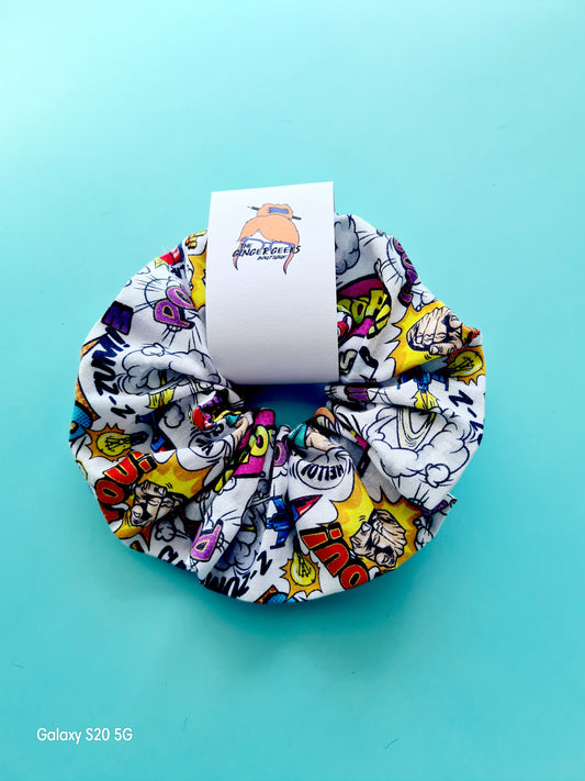 COMIC BOOK Print Scrunchie