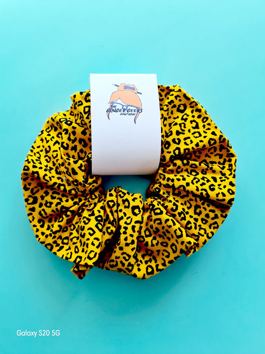 Leopard Print Scrunchie