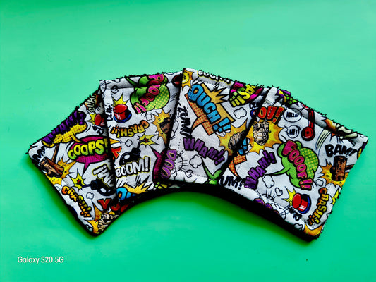Comic Book 🖤 - Cotton Face Pads