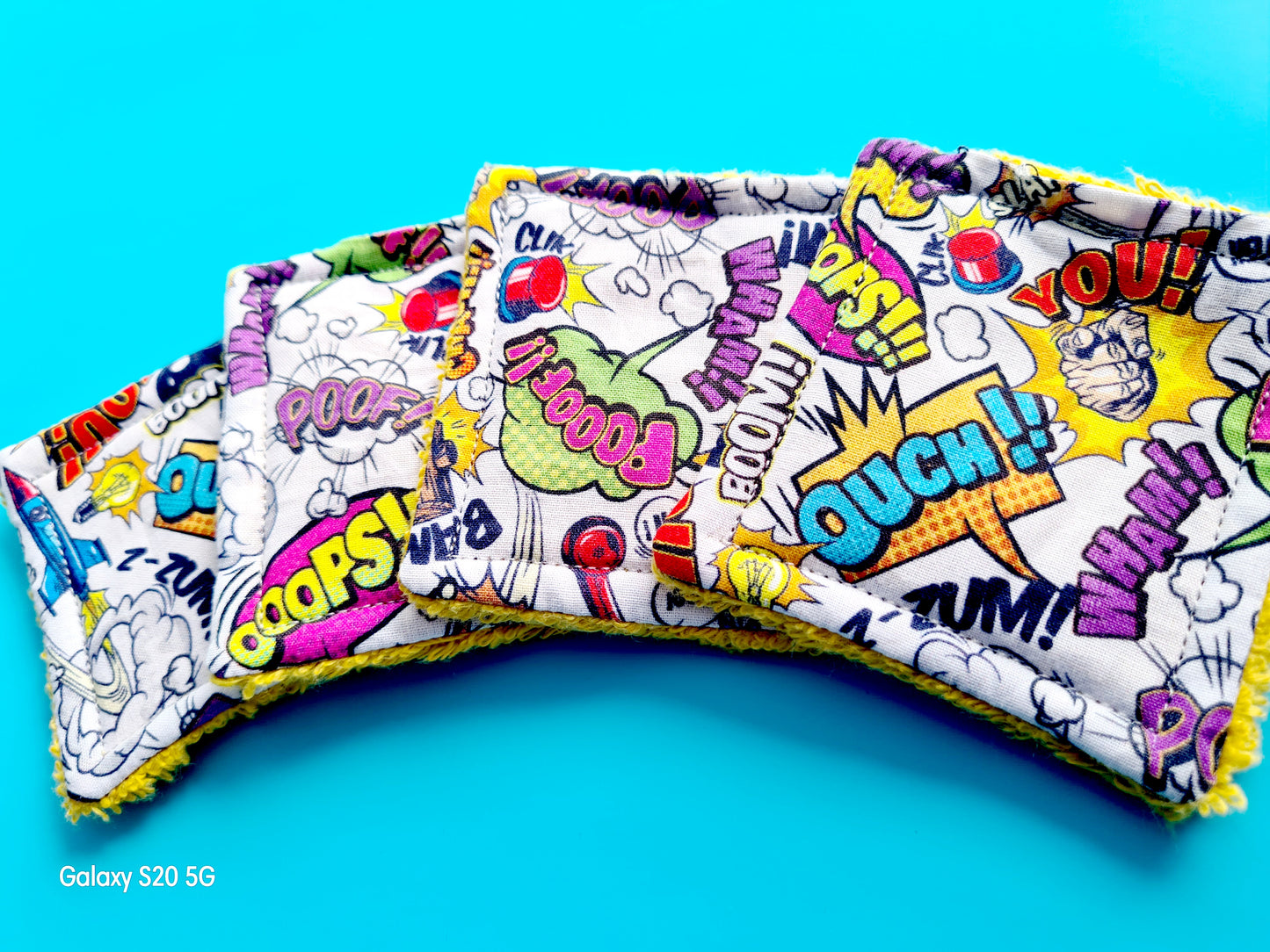 COMIC BOOK PRINT 💛 - Cotton Face Pads
