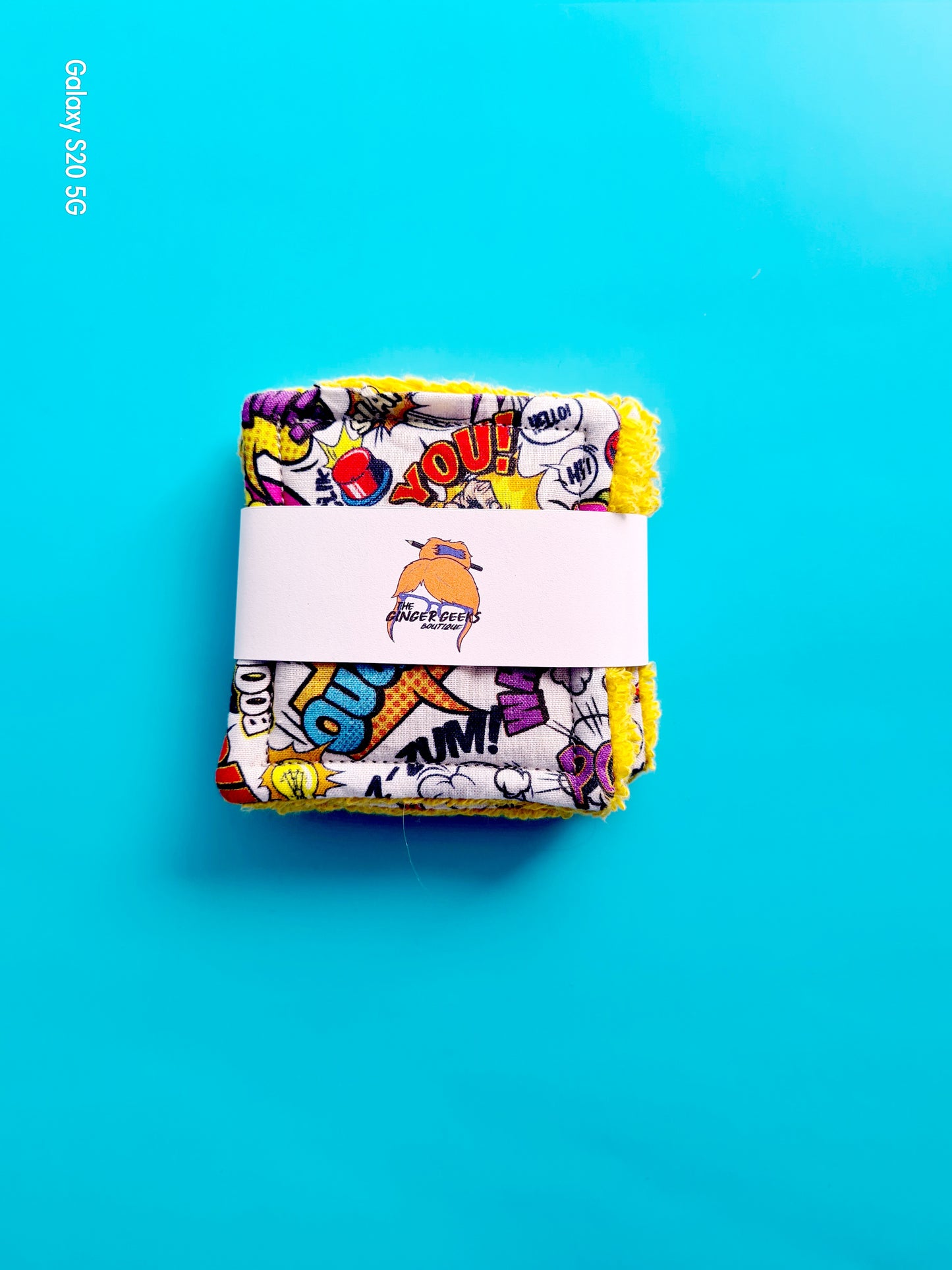 COMIC BOOK PRINT 💛 - Cotton Face Pads