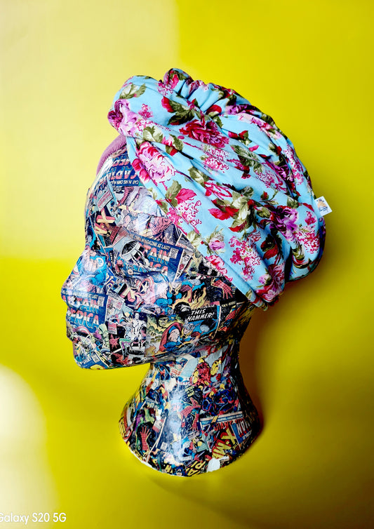 FLORAL Towel Hair Wrap