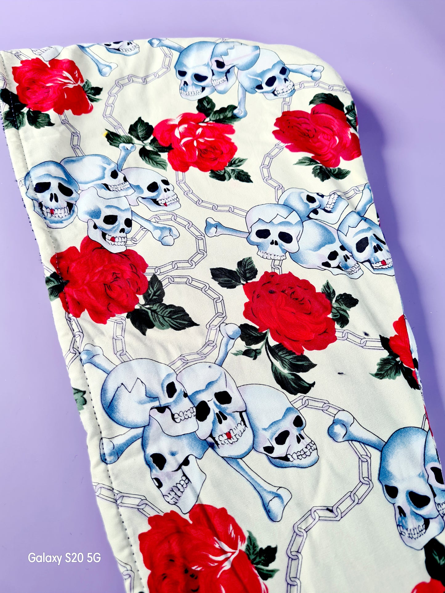 SKULL AND ROSES Towel Hair Wrap