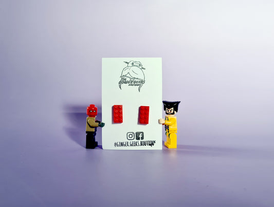 Red Micro Lego (R) Studs