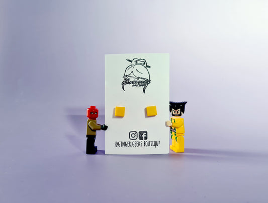 Yellow Square Lego (R) Studs