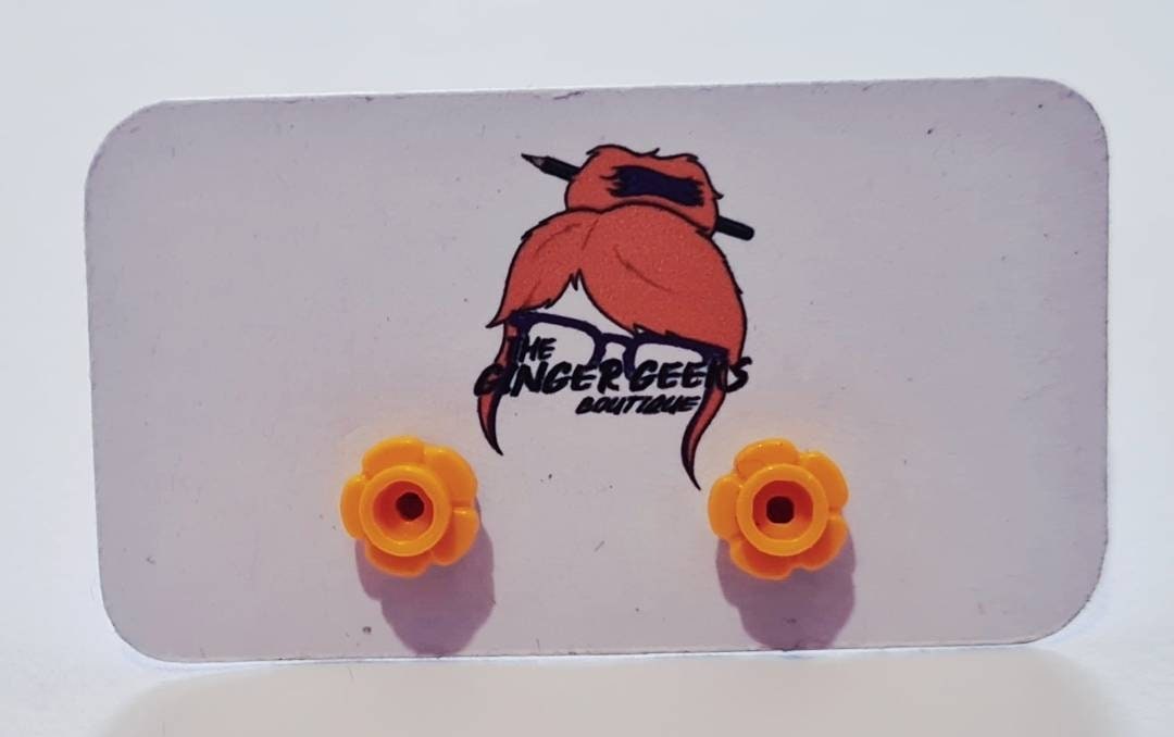 Lego (R) Flower Stud Earrings