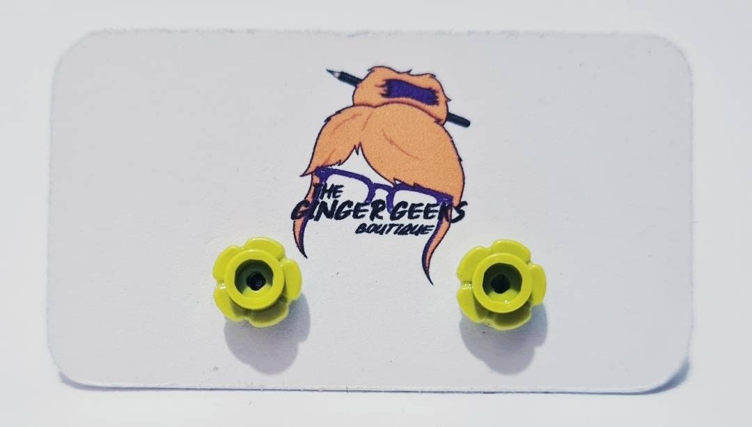 Lego (R) Flower Stud Earrings